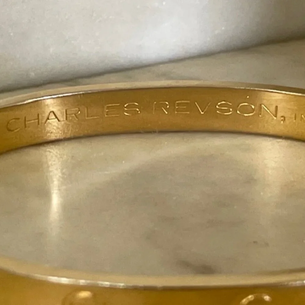 CHARLES REVSON Love Bracelet by Aldo Cipullo 1970 Gold Electroplate